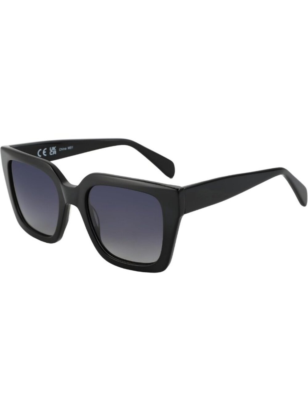 Trendy Oversized Polarized Square Sunglasses for Women - Retro UV400 Sun Shades